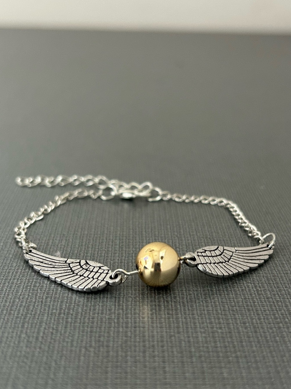 Harry Potter Golden Snitch Inspired Bracelet